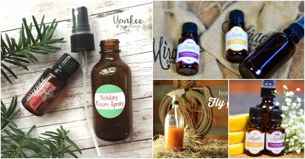 25 DIY Essential Oil Sprays You Need In Your Home Right Now