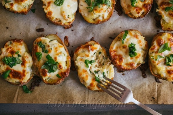 Easy Loaded Potato Skins Recipe