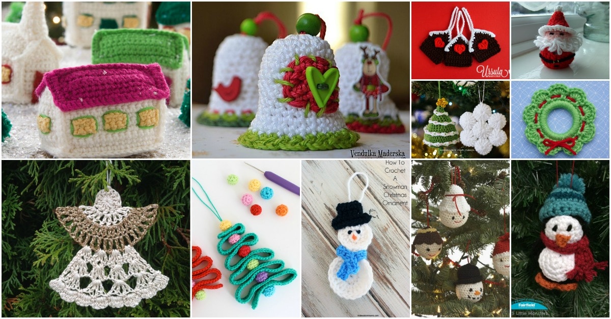 30 Easy Crochet Christmas Ornaments To Decorate Your Tree