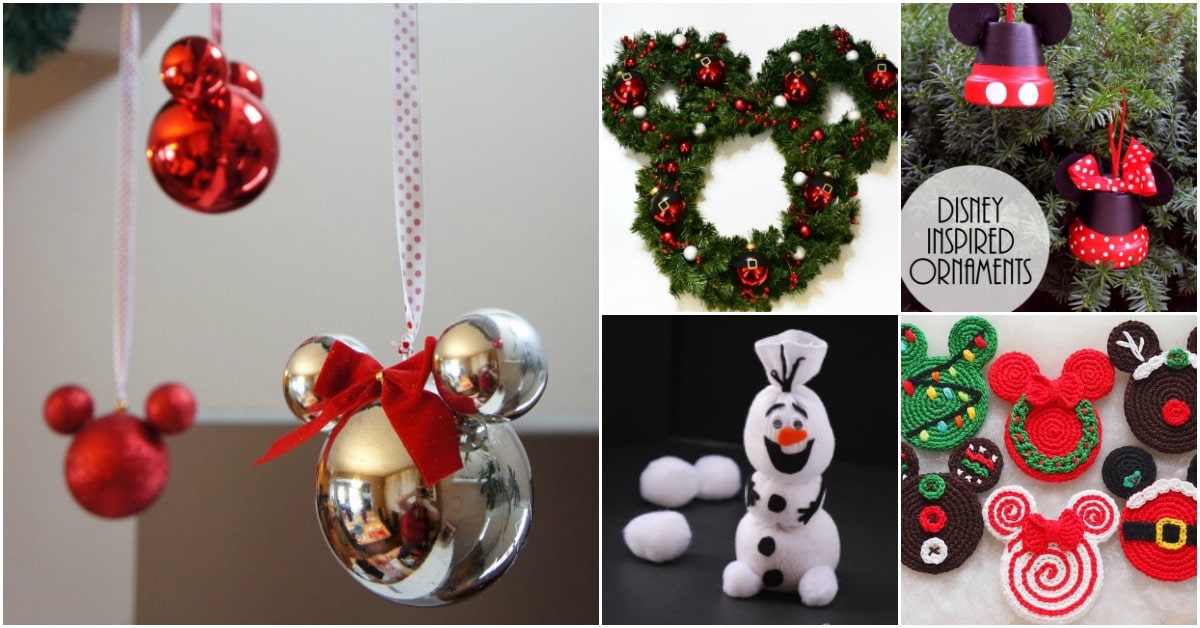 20 Creative DIY Disney Christmas Ornaments Anyone Can Do