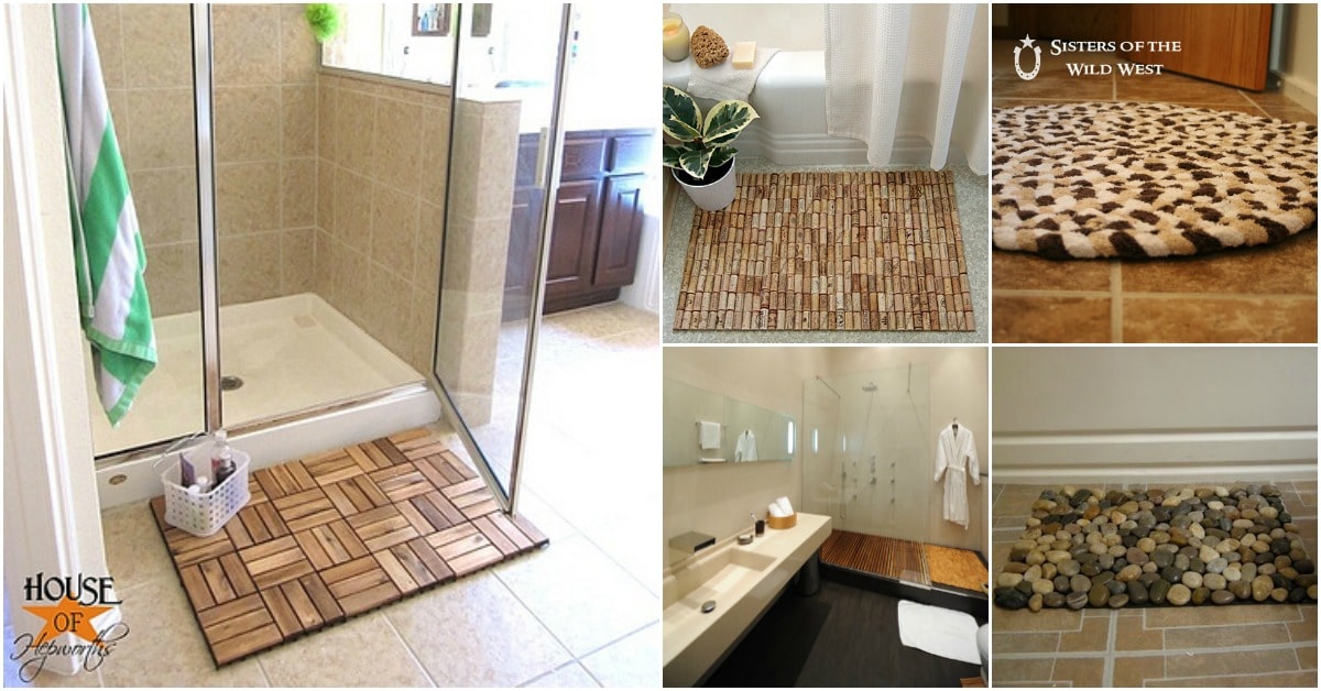 15 DIY Bath Mats That Add Comfort And Style To Your Bathroom