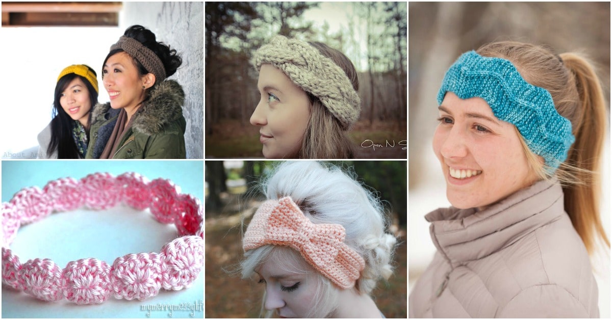 32 Easy And Stylish Knit And Crochet Headband Patterns