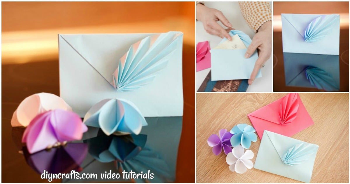Decorative Origami Paper Envelope Craft {Video Tutorial}