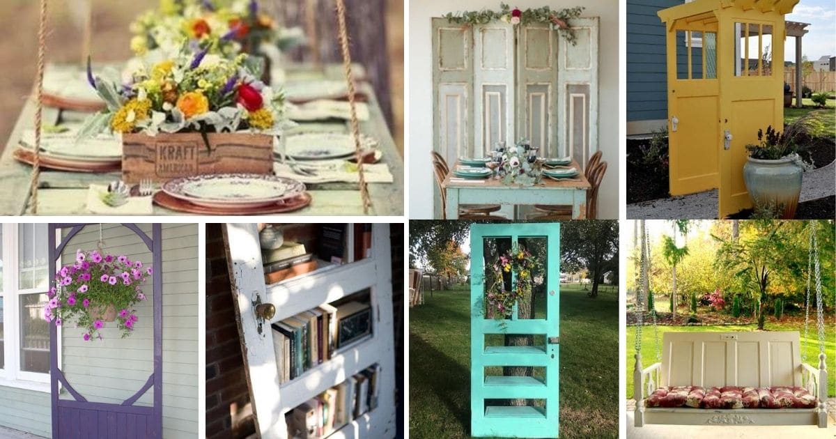 42 Rustic Ways to Decorate With Old Doors {Home and Garden}