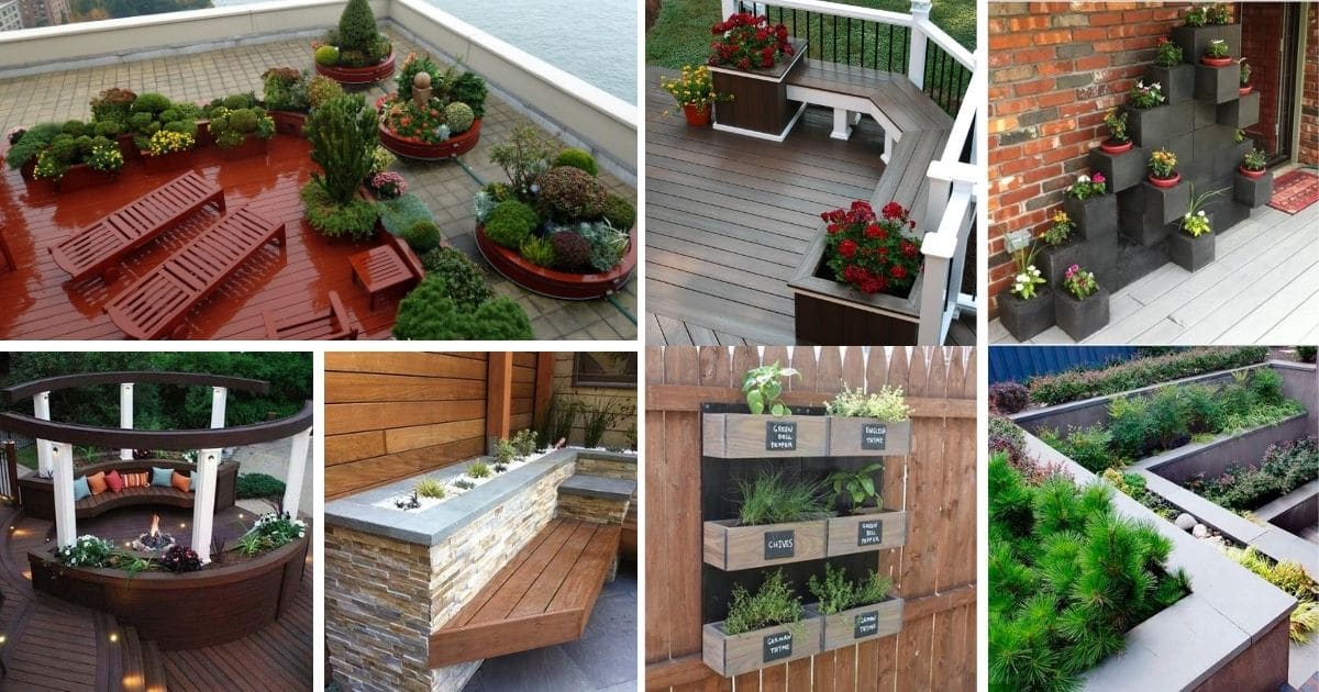 32 Ingenious DIY Built-In Planters for Small Space Gardens