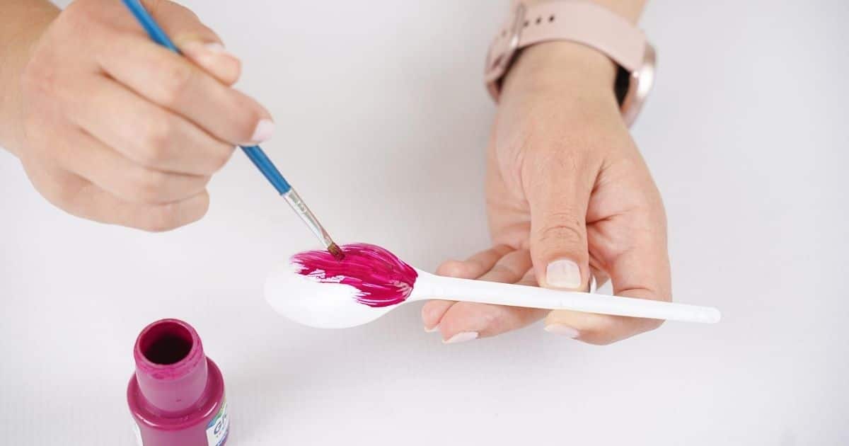 Upcycled Plastic Spoon Bat Cute Halloween Decoration