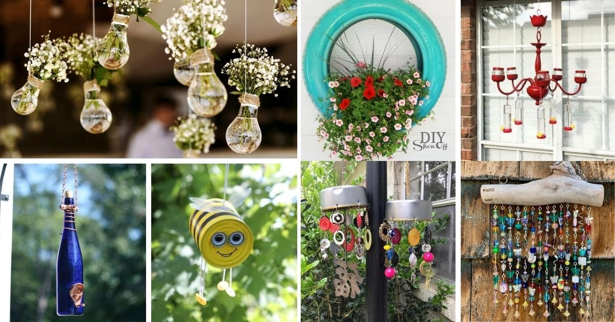 44 Unique DIY Hanging Decorations for Outdoor Spaces