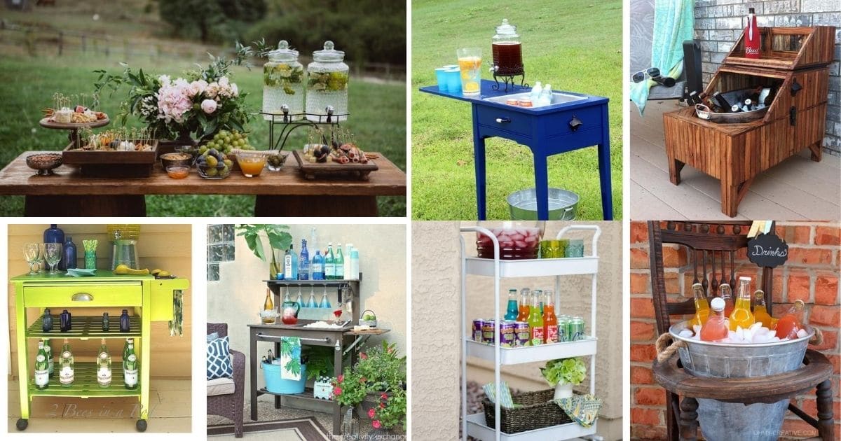 45 Fantastic DIY Outdoor Bar Ideas That Make Entertaining Easier