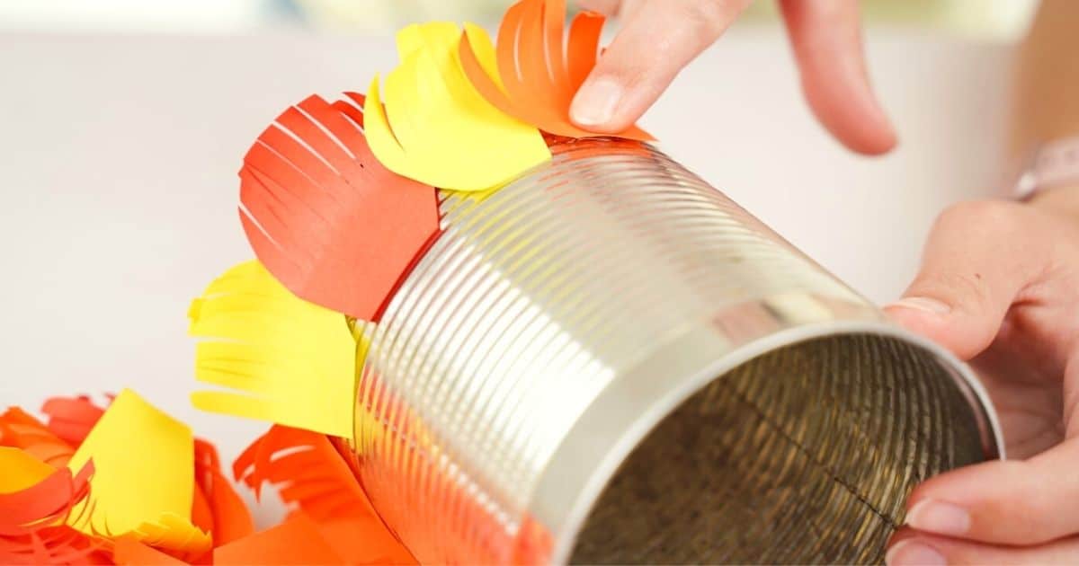 Adorable Upcycled Tin Can Owl Pencil Holder