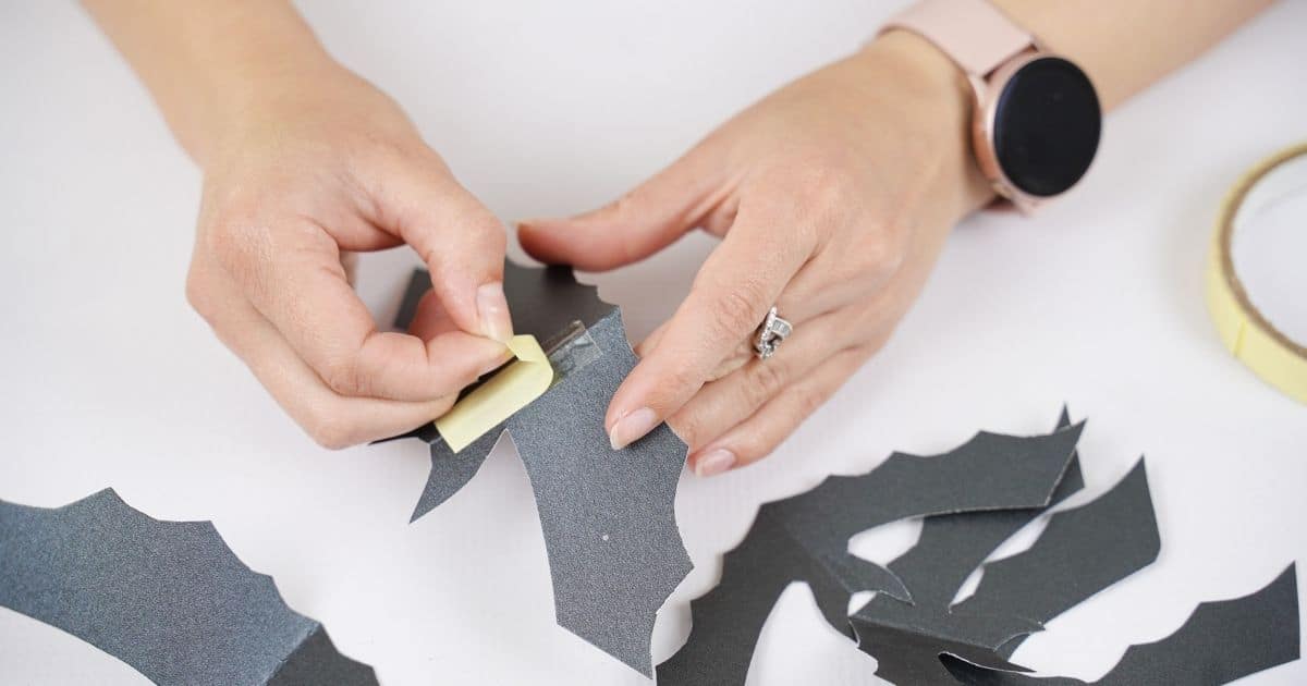 Spooky Bat Paper Lantern Halloween Decoration