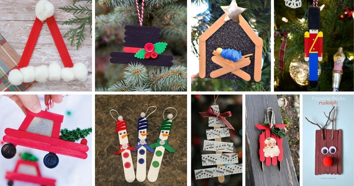 35+ Adorable Christmas Craft Stick Projects for Kids