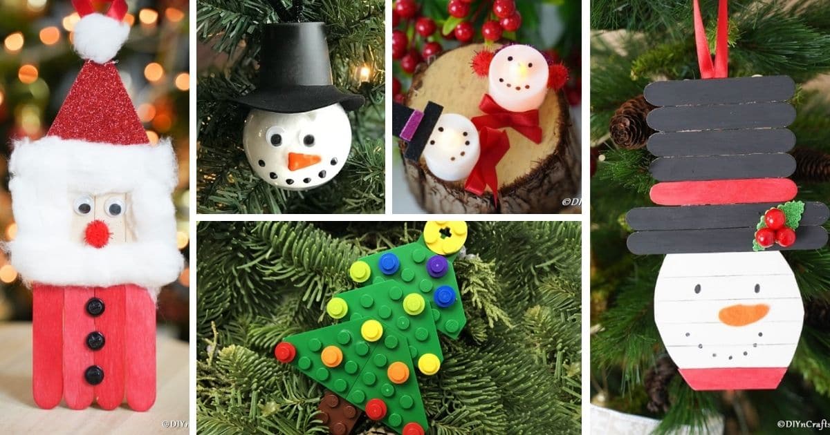 60+ DIY Christmas Ornaments to Hang on Your Tree